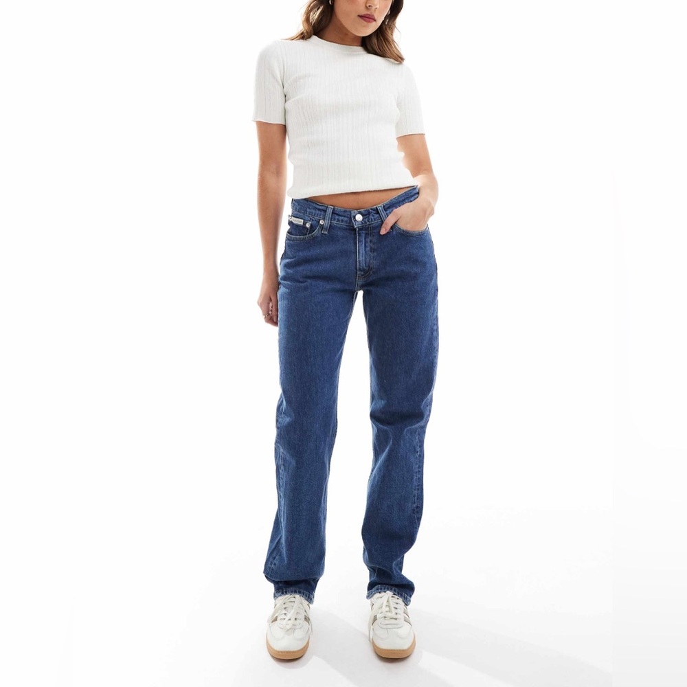 Calvin Klein Straight Leg Jeans Size 14